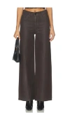 Dl1961 Hepburn High Rise Wide Leg Jeans In Brown