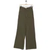 Dl1961 Hepburn High Waist Wide Leg Utility Jeans In Green
