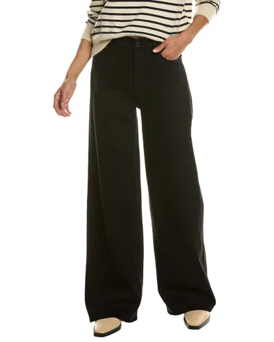Dl1961 Hepburn Jet Black Wide Leg Jean