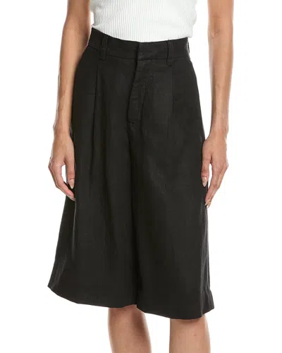 Dl1961 Hepburn Linen Short In Black