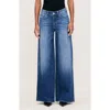 Dl1961 Hepburn Mid Rise Wide Leg Jeans In Blue Harbor Vintage