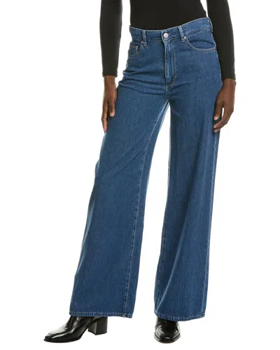 Dl1961 Hepburn North Beach Aura Wide Leg Jean In Blue