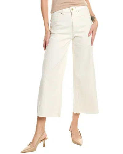 Dl1961 Hepburn Petite High-rise Eggshell Wide Leg Jean In White