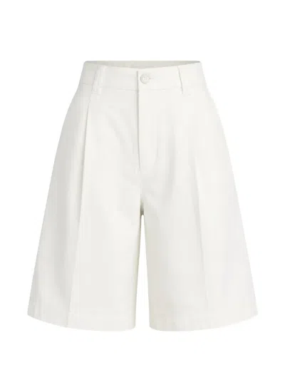 Dl1961 Hepburn Pleated Shorts In White