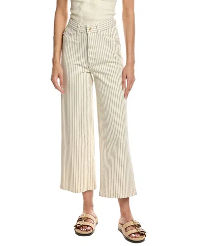 Dl1961 Hepburn Stripe Denim Pant In Neutral