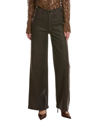 Dl1961 Hepburn Walnut Coated Wide Leg Jean In Multi
