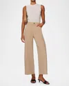 Dl1961 Hepburn Wide-leg High-rise Ankle Jeans In Almond