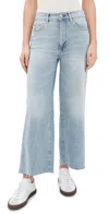 Dl1961 Hepburn Petite Wide Leg: High Rise Jeans Lt. Island Park (vintage) In Freshwater (vintage)