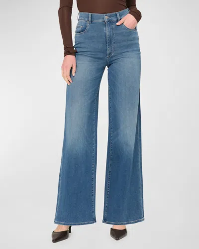 DL1961 DL SOFTWEAR HEPBURN WIDE-LEG HIGH-RISE JEANS