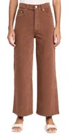 Dl1961 Hepburn Wide Leg High Rise Corduroy Jeans Terracotta (corduroy) In Terracotta (corduroy)