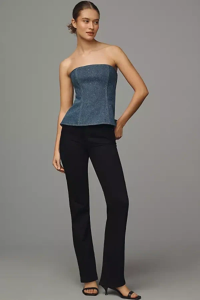 Dl1961 High-rise Straight-leg Jeans In Black