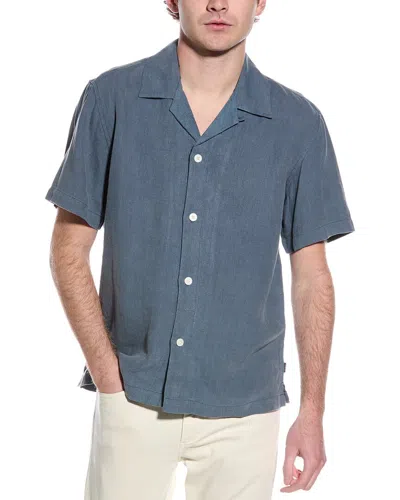 Dl1961 Hugh Linen Shirt In Blue