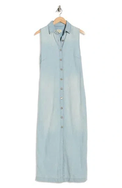 Dl1961 Iliana Sleeveless Denim Dress In Blue