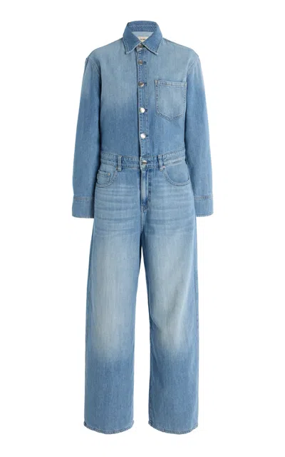 Dl1961 Ines Aura-denim Jumpsuit In Geneva