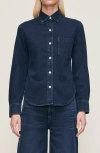Dl1961 Ines Denim Button-up Shirt In Blue