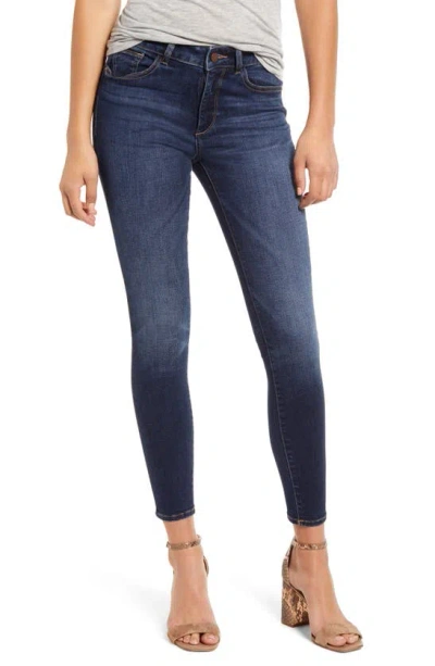 Dl1961 Instasculpt Florence High Waist Ankle Skinny Jeans In Write