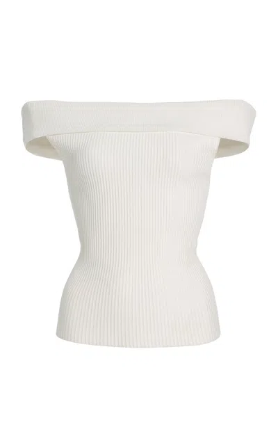 Dl1961 Instasculpt™ Rib Off Shoulder Top