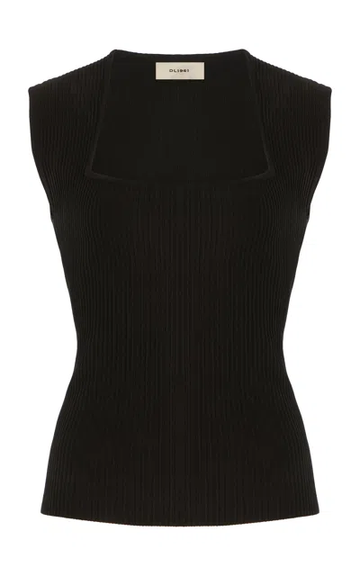 DL1961 INSTASCULPT™ RIB SQUARE NECK TOP