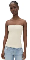 Dl1961 Instasculpt Rib Tube Top Ecru (instasculpt Rib) In Ecru (instasculpt Rib)