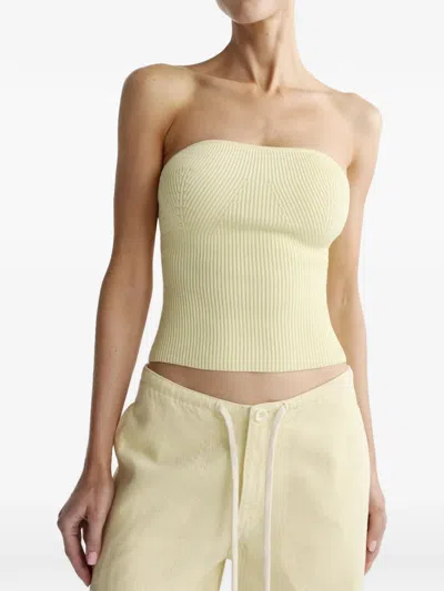 Dl1961 인스타스컬프트™ 스트랩리스 탑 In Yellow