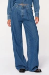 Dl1961 Womens Zoie Wide Leg Relaxed Vintage Jeans In North Beach Dl Aura