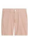 Dl1961 Jake Flat Front Chino Shorts In Rose Smoke