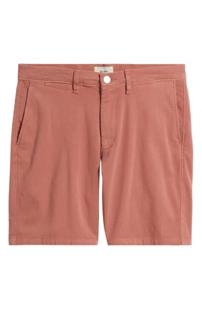 Dl1961 Jake Flat Front Chino Shorts In Orange