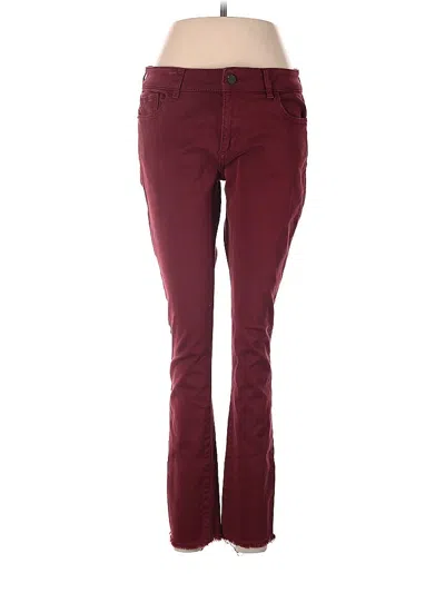Pre-owned Dl1961 Jeans In Burgundy