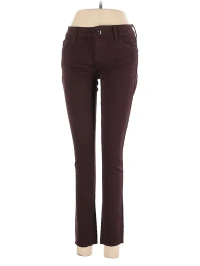 Pre-owned Dl1961 Jeans In Burgundy