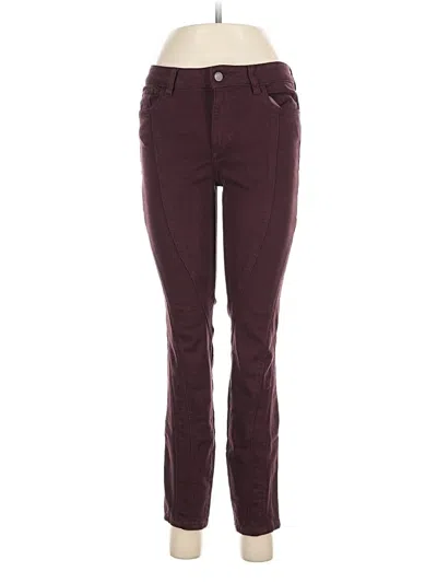 Pre-owned Dl1961 Jeans In Burgundy