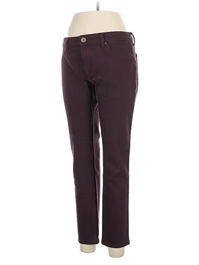 Pre-owned Dl1961 Jeggings In Burgundy