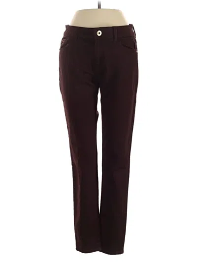 Pre-owned Dl1961 Jeggings In Burgundy