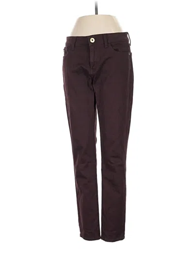Pre-owned Dl1961 Jeggings In Burgundy