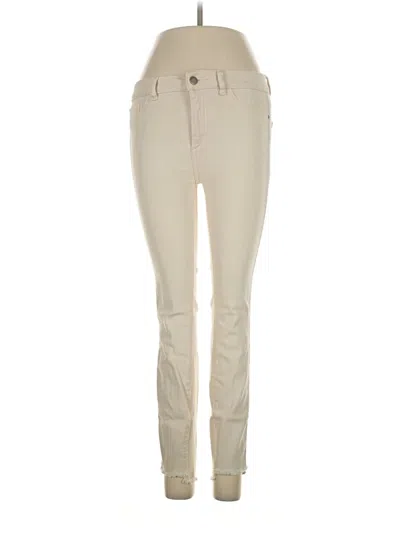 Pre-owned Dl1961 Jeggings In Ivory