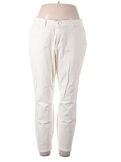 Pre-owned Dl1961 Jeggings In White