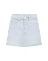 Dl1961 Stripe-pattern Denim Mini Skirt In Blue