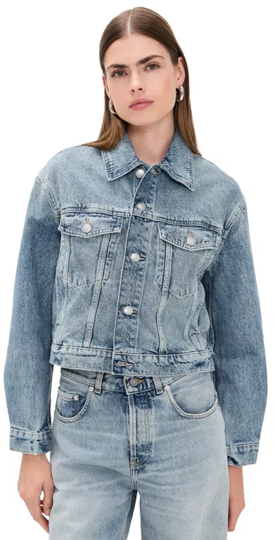 Dl1961 Jodie Jacket Salt Lake (vintage) In Blue
