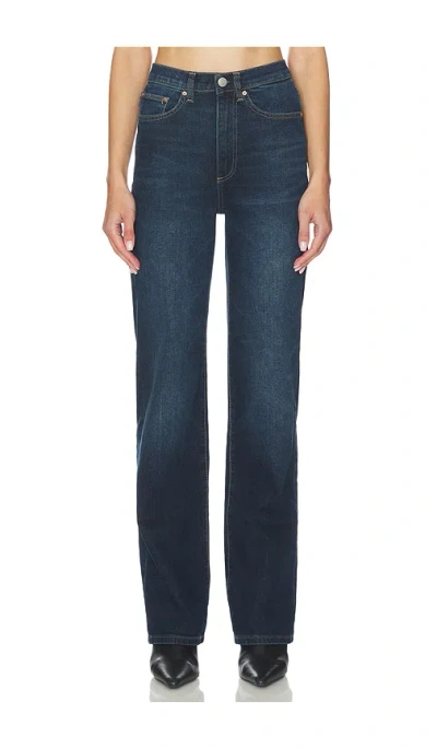 Dl1961 Karmine High Rise Refined Wide Leg Jeans In Black