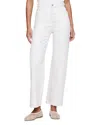 Dl1961 Karmine High Rise Refined Wide Leg Jeans In White