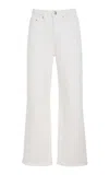 Dl1961 Karmine High-rise Wide-leg Jeans In White