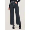 Dl1961 Karmine High Waist Ankle Relaxed Straight Leg Jeans In Black