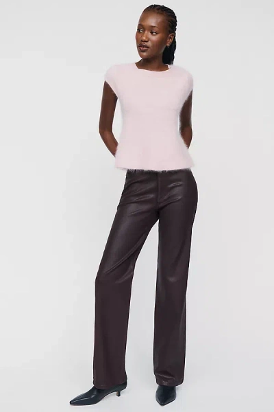Dl1961 Karmine High-rise Wide-leg Jeans In Brown