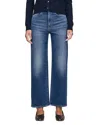 Dl1961 Karmine Refined High Rise Wide Leg Jeans In Clearwater In Multi