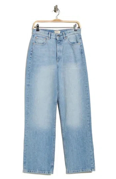Dl1961 Karmine Refined Sculptsystem High Waist Wide Leg Jeans In Blue