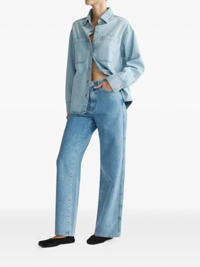 Dl1961 Kaylen Barrel Pocket Jeans In Blue
