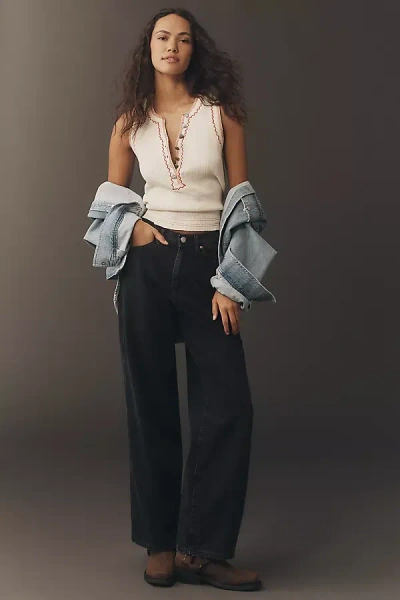 Dl1961 Kaylen High-rise Tapered Jeans In Black