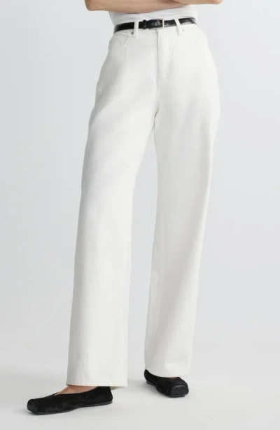 Dl1961 Kaylen High Waist Soft Curve Barrel Jeans In White