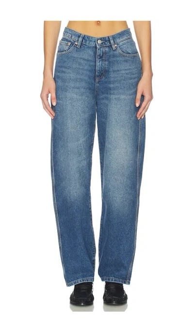 Dl1961 Kendell Contoured Tapered Straight Jeans In Blue