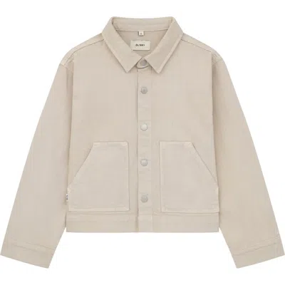 Dl1961 Kids' Ash Shirt Jacket In Animal Print