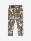 Dl1961 Camouflage-pattern Tapered-leg Trousers In Green